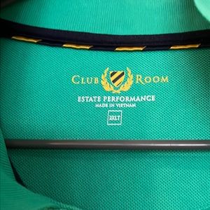 Club Room men’s big Tall pique polo 2XLT light/ emerald green